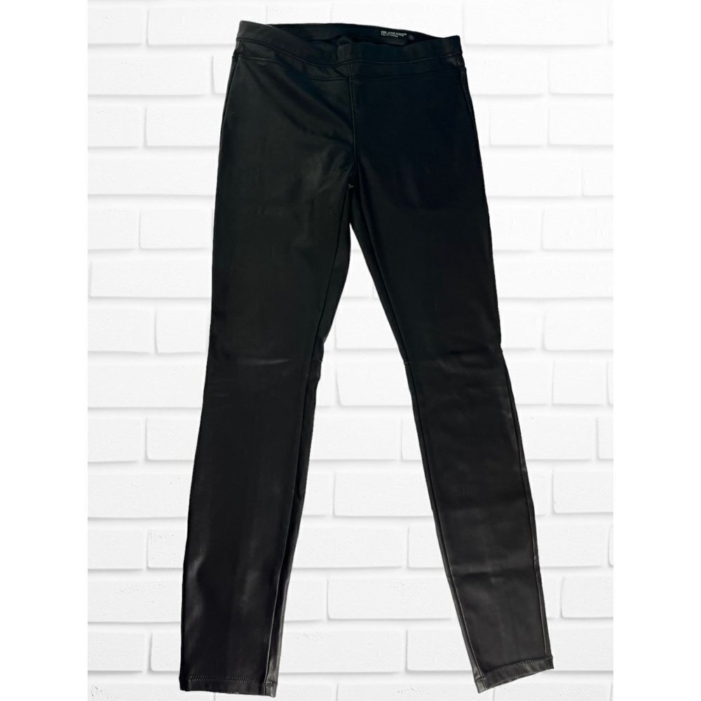 5/$25 BlankNYC Womens 29 Legging Pull-On Vegan‎ Leather Black Skinny Fitted Punk